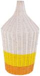 Bizzotto Veioza rattan alb galben portocaliu Sun Ø 28 cm x 47.5 h (0827931)