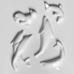 ArtExport Hobbyművész műanyag öntőforma - delfinek, fóka, 5 db