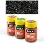 Deka Perm Glitter csillámos textilfesték 25 ml - 90 fekete
