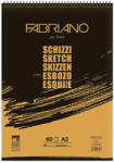 Fedrigoni Schizzi rajz- és vázlattömb, 90 g, 60 lap, A2, felül spirálos