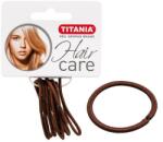 Titania Elastice de păr, 4 mm, 9 buc, maro - Titania 9 buc