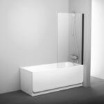 RAVAK Pivot PVS1-80 kádparaván (fekete+Transparent) 79840300Z1 (79840300Z1)