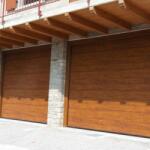 Koffenstein Akciós szekcionált garázskapu, kapunyitó szettel 2500×2135 - Aranytölgy