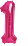  Óriás szám fólia lufi - 1 - Rózsaszín - Pink