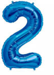  Óriás szám fólia lufi - 2 - Kék