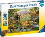 Ravensburger Animale Din Savana 200 piese (12891) Puzzle