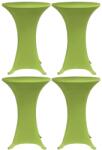vidaXL Husă elastică pentru masă, 4 buc. , verde, 70 cm (279088) - vidaxl