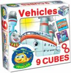 Dohány Cuburi cu poveşti Vehicule Dohány 9 piese (DH60106) Puzzle