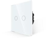 Luxion Intrerupator Dublu cu Variator si Touch din Sticla LUXION