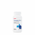 GNC Vitamina D3 125mcg (5000 Ui) naturala 100% din Lanolina, 180tab, GNC