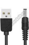  E141 USB 2.0 dugó-DC 5, 5/2, 1/11mm Dugóval szerelt kábel