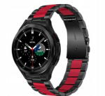 Tech-protect Curea otel inoxidabil Tech-Protect Stainless compatibila cu Samsung Galaxy Watch 4/5/5 Pro/6 40/42/44/45/46mm Black/Red (9589046917660)
