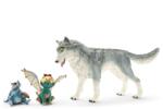 Schleich Lykos farkas Nugur sárkánybébi és Piuh mosómaci (70710)