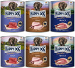 Happy Dog Happy Dog Pachet economic Sensible Pure 24 x 800 g - Mix (curcan, bivol, rață)
