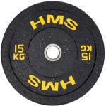 HMS Greutate Bumper Plate 15 kg 51 mm HMS HTBR15-galben (17-61-027)