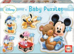 Educa Puzzle baby Mickey Mouse Educa cu 5 imagini diferite de la 24 luni (EDU13813)