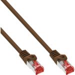 InLine Cablu de retea RJ45 S/FTP PiMF Cat. 6 0.3m Maro, InLine IL76433K (IL76433K)
