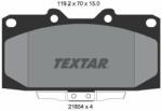TEXTAR set placute frana, frana disc TEXTAR 2185401 (2185401)