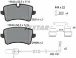 TEXTAR set placute frana, frana disc TEXTAR Q+ 2521405 (2521405)
