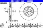 ATE Disc frana ATE 24.0132-0166.2 (24.0132-0166.2)