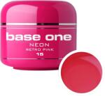 Base one Gel UV color Base One, Neon, retro pink 15, 5 g (15PN100505-N)