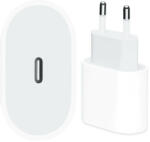 Apple iPhone 11 / 12 / 13 gyári fehér Type-C hálózati töltőfej 20W (csomagolt)