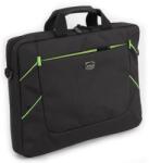 Luckysky Офис чанта с отделение за лаптоп 15.6 lsky nb bag, Черна/Зелена (lsky nb bag 15.6 black w/gr)