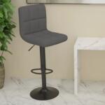 vidaXL Scaun de bar, gri închis, material textil (334271)
