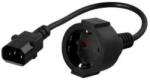 PowerWalker Захранващ кабел IEC320 C14 към Shuko 220V