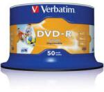 Verbatim DVD-R Verbatim Wide Photo Ink Print Inkjet 120min. /4, 7Gb 16X (tipărit) - 50 buc. în ax