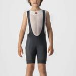 Castelli Pantaloni scurti cu bretele Castelli Jr Competizione, pentru copii Negru (CAS-4522073-010)