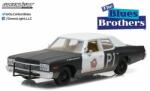 GREENLIGHT Blues Brothers (1980) - 1974 Dodge Monaco "Bluesmobile" - Hollywood Series 1 - 1: 24