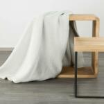 EUROFIRANY Amber gofri szerkezetű puha takaró Krémszín 180x220 cm