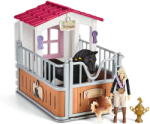 Schleich Horse Club horse box with Tori & Princess, play figure (42437) Figurina