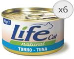 Life Pet Care nedves macskaeledel, tonhal, 6 x 85 g