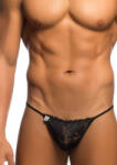 MOB Lace Thong Black L/XL