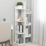 vidaXL Bibliotecă, alb, 48x25, 5x140 cm, PAL (808909) - comfy Biblioteca