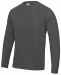 Just Cool Hosszú ujjú férfi sportpóló Cool T - Szénfekete | XL (JC002-1000077793)