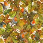 Ambiente Hidden Robins papírszalvéta 33x33cm, 20db-os