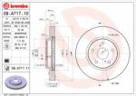 BREMBO Disc frana BREMBO PRIME LINE - UV Coated 09. A717.11 (09.A717.11)