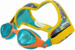 FINIS - ochelari inot pentru copii DragonFlys Fish Tint - galben albastru cu lentile albastre (3.45.093.373)