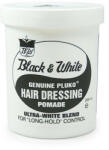 Black & White Hair Dressing Pomade - olajbázisú, közepes tartás, közepes fény, kókusz illat 200 g (bw-hdp)