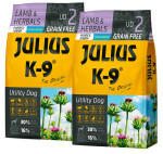 Julius-K9 GF Utility Dog Hypoallergen Puppy Junior Bárány gyógynövény 2x3kg