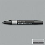 Winsor & Newton Alkoholos filc W&S ProMarker kétvégű metál ezüst