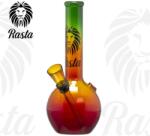  Rasta üveg mini bong, 16 cm