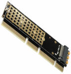 AXAGON Adaptor PCI-E 3.0 16x - M. 2 SSD NVMe SSD pana la 80mm low profile AXAGON NVME PCEM2-1U (PCEM2-1U)