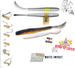 Herakles LEFTAIL WORM 4.8 12cm White