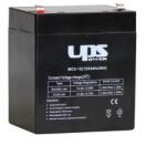 Zselés Akkumulátor Akku UPS Power 12V 5Ah zselés akkumulátor (MC5-12) - bestbyte