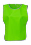 Yoko Uniszex ujjatlan Biztonsági mellény munkaruha Yoko Fluo Reflective Border Tabard L/XL, Lime zöld