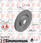 ZIMMERMANN Disc frana ZIMMERMANN COAT Z 110.2209. 20 (110.2209.20)
